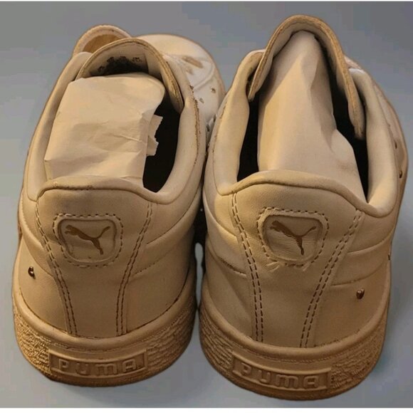 Size 3.5C White PUMA Sneakers - Picture 2 of 5